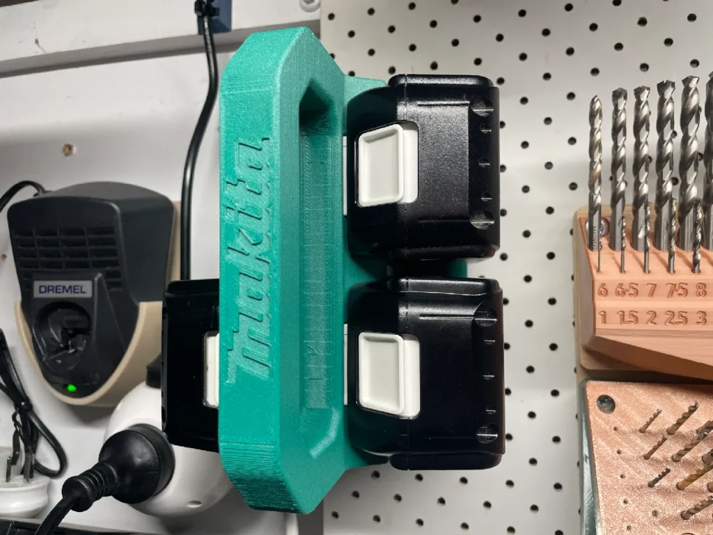 STL Suporte Bateria Makita 18V Horizontal