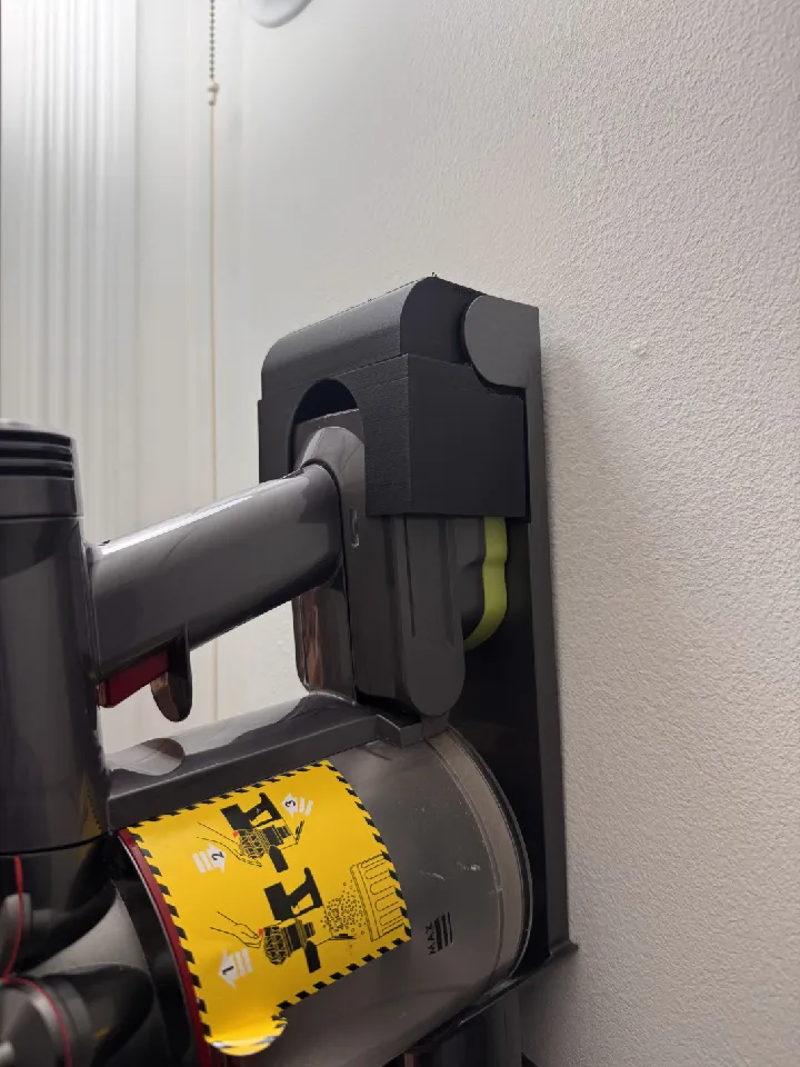 STL Suporte Carregador Dyson de Parede
