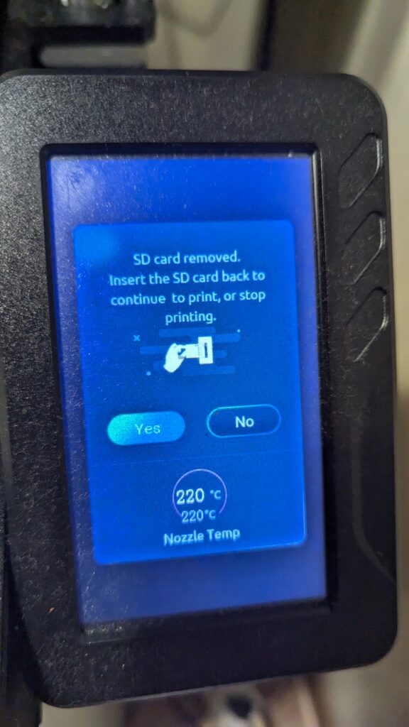 Impressora 3D Não Reconhece Cartão SD