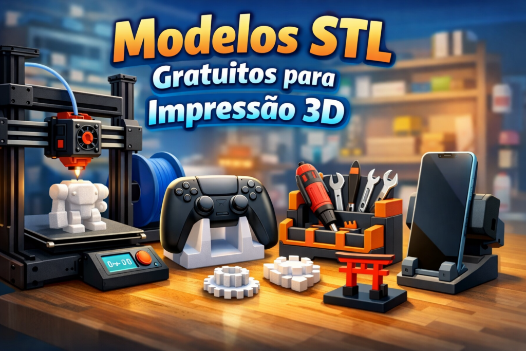 modelos STL gratuitos para impressão 3D