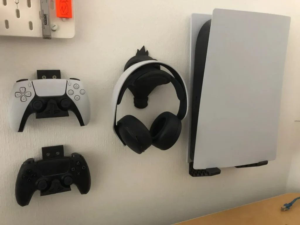 STL Suporte Controle PS5 Parede